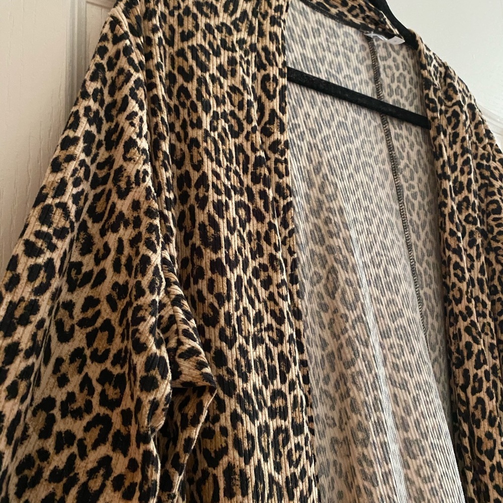 Cheetah Print Cardigan